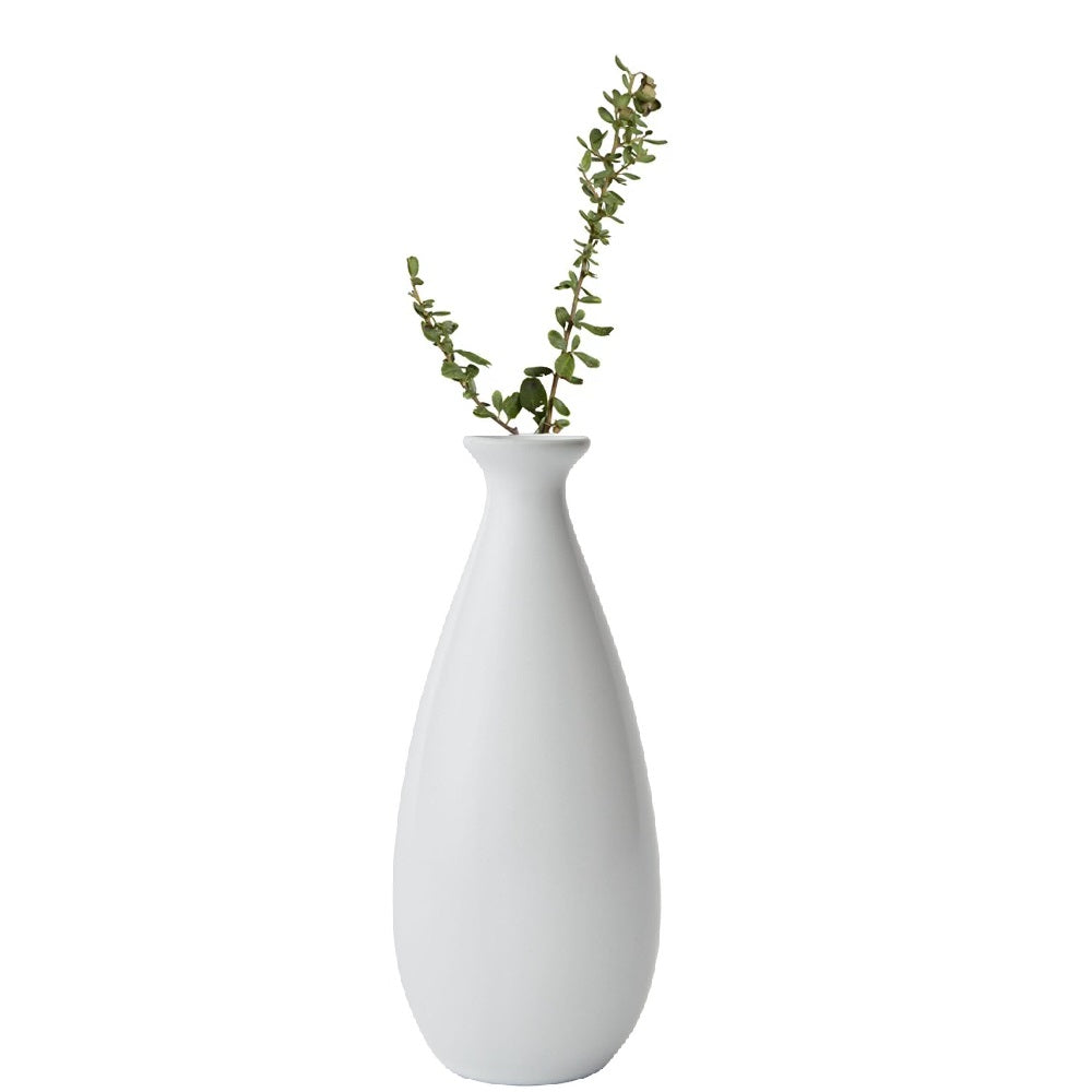 Teardrop Elegance Bud Porcelain Vase (Choose from 3 Colors)