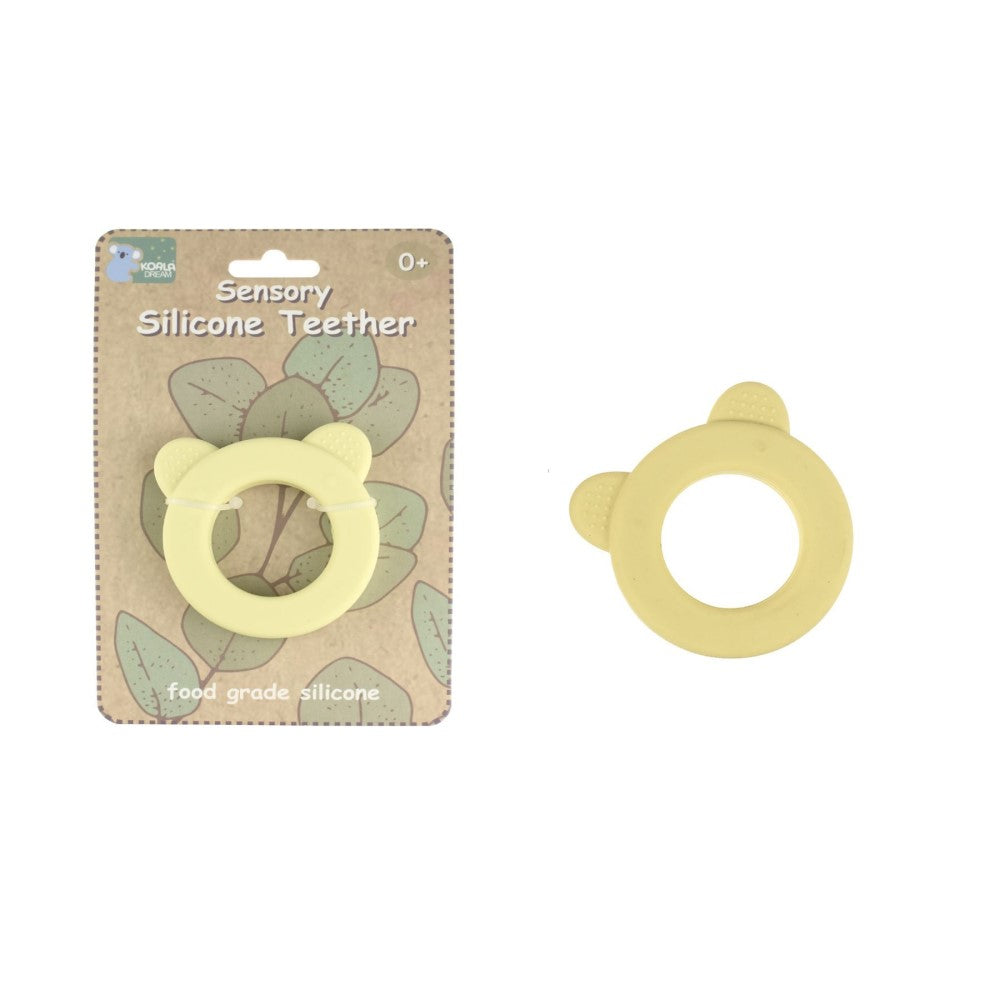 Teddy Silicone Splash Teether (Available in 2 Colors)