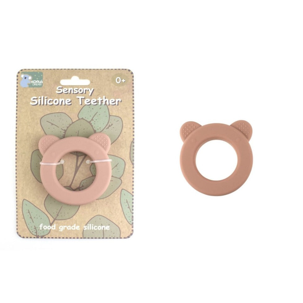 Teddy Silicone Splash Teether (Available in 2 Colors)