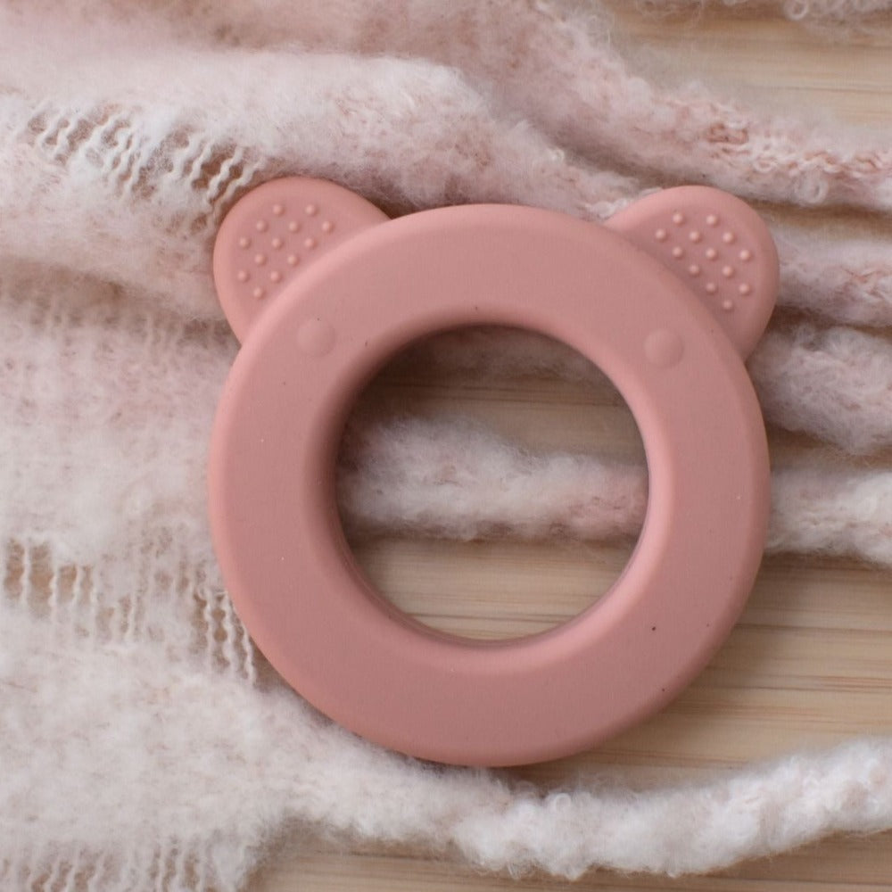 Teddy Silicone Splash Teether (Available in 2 Colors)