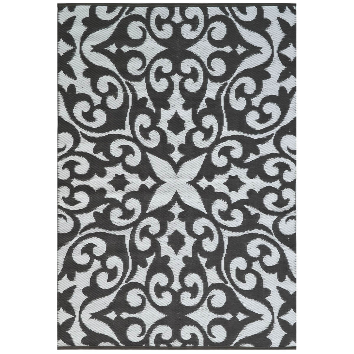 Terrace Reversible Outdoor Rug - Grey & White (Available in 3 Sizes)