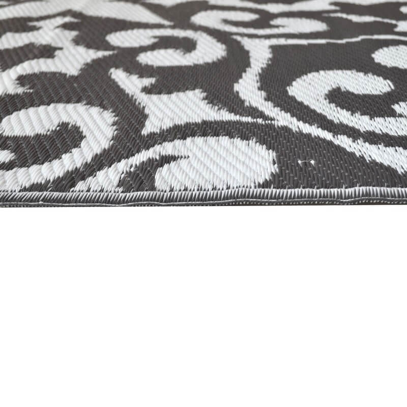 Terrace Reversible Outdoor Rug - Grey & White (Available in 3 Sizes)