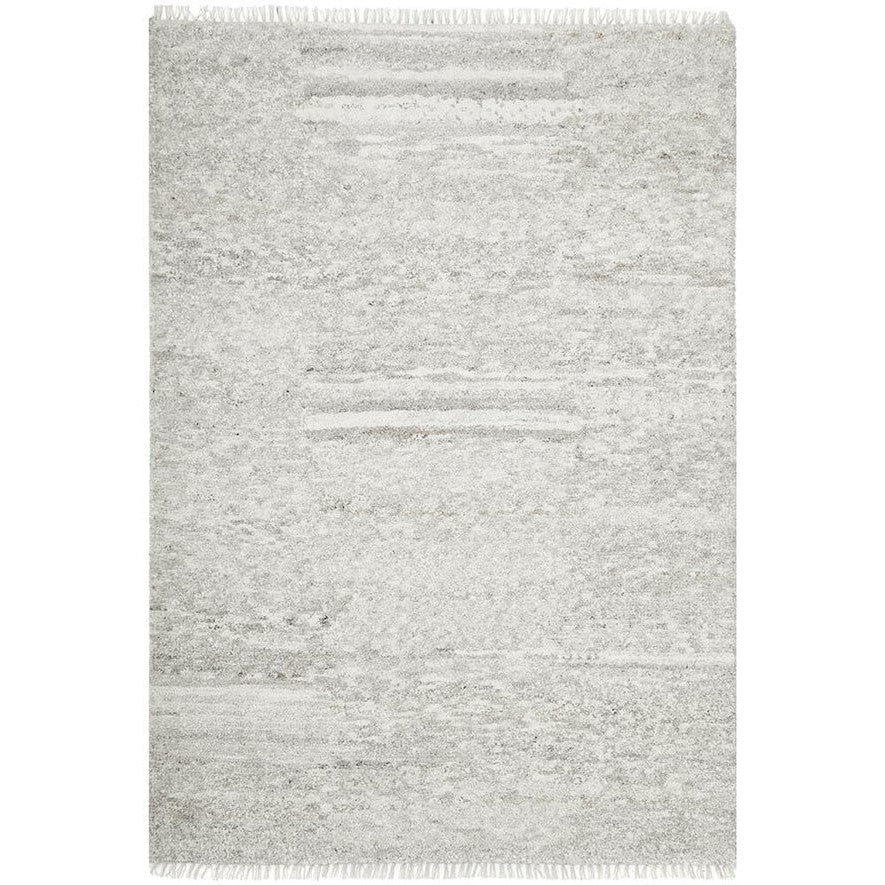 Textured Darren Palmer Travertine Silver Rug - 330 x 240cms