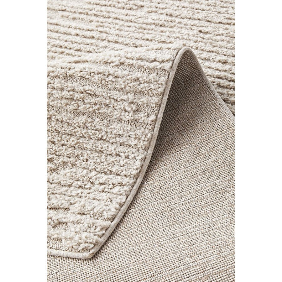 Textured Design Marigold Suri Natural Rug - 230x160cms