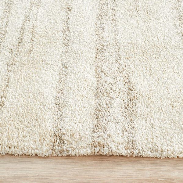 Textured Handwoven Floor Piece Natural Rug - 230x160cms