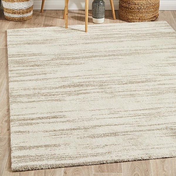 Textured Handwoven Floor Piece Natural Rug - 230x160cms