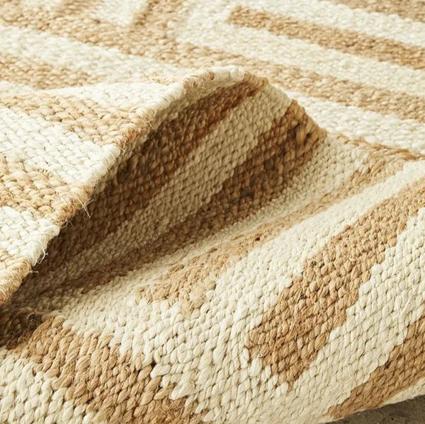 Textured Sahara Arman Natural Rug - 225 x 155cms