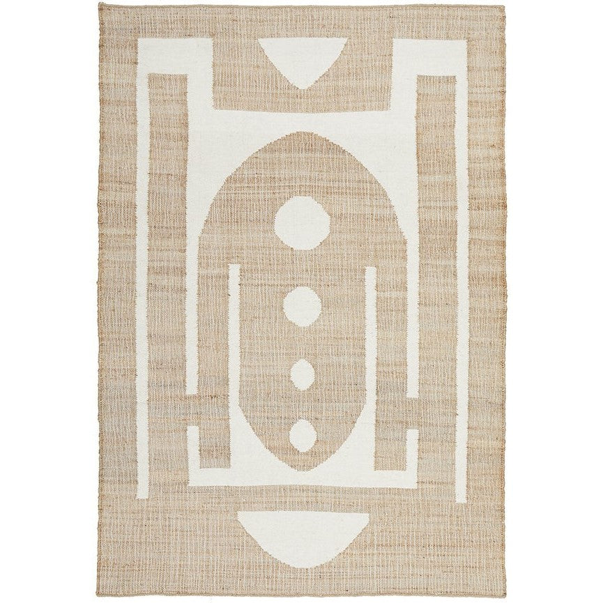 Textured Sahara Zelda Natural Rug - 225 x 155cms