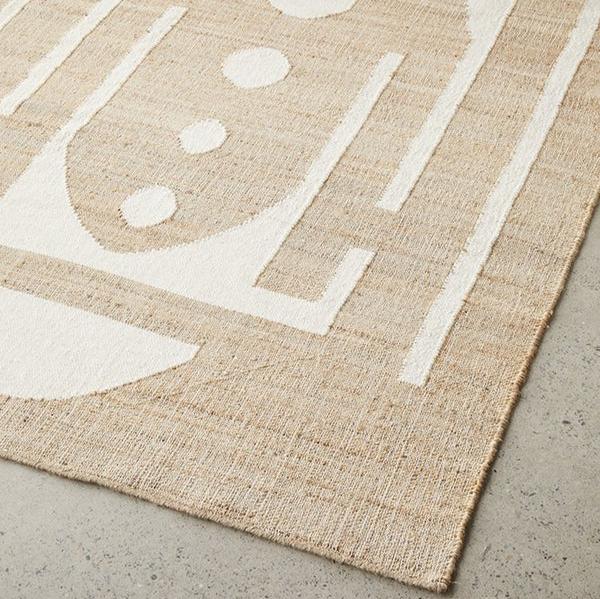 Textured Sahara Zelda Natural Rug - 380 x 280cms