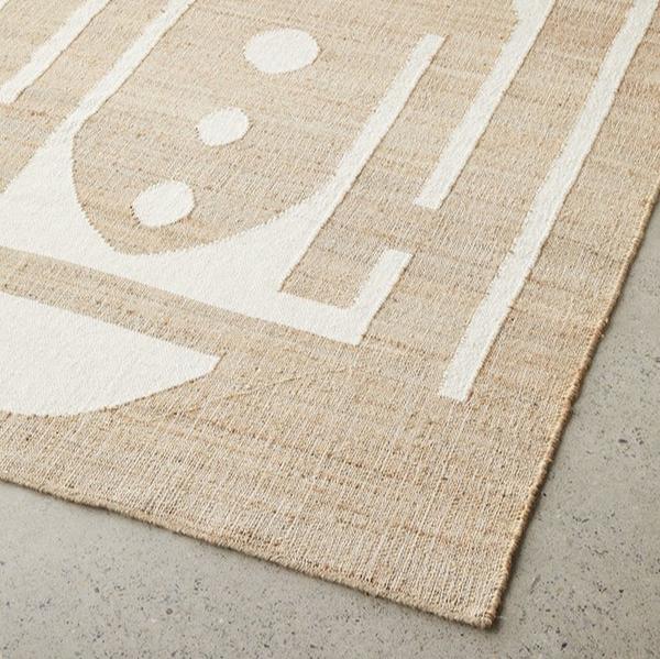 Textured Sahara Zelda Natural Rug - 280 x 190cms