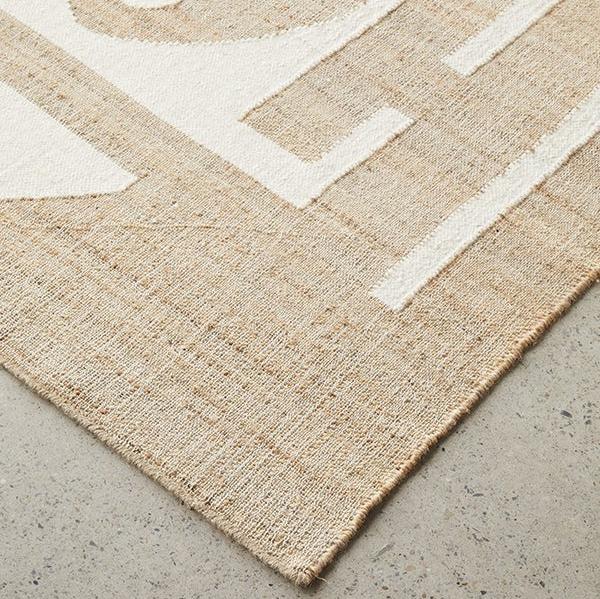 Textured Sahara Zelda Natural Rug - 225 x 155cms