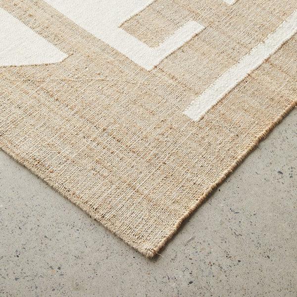 Textured Sahara Zelda Natural Rug - 280 x 190cms