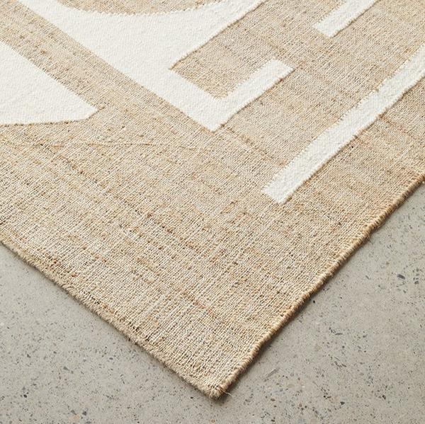 Textured Sahara Zelda Natural Rug - 320 x 230cms