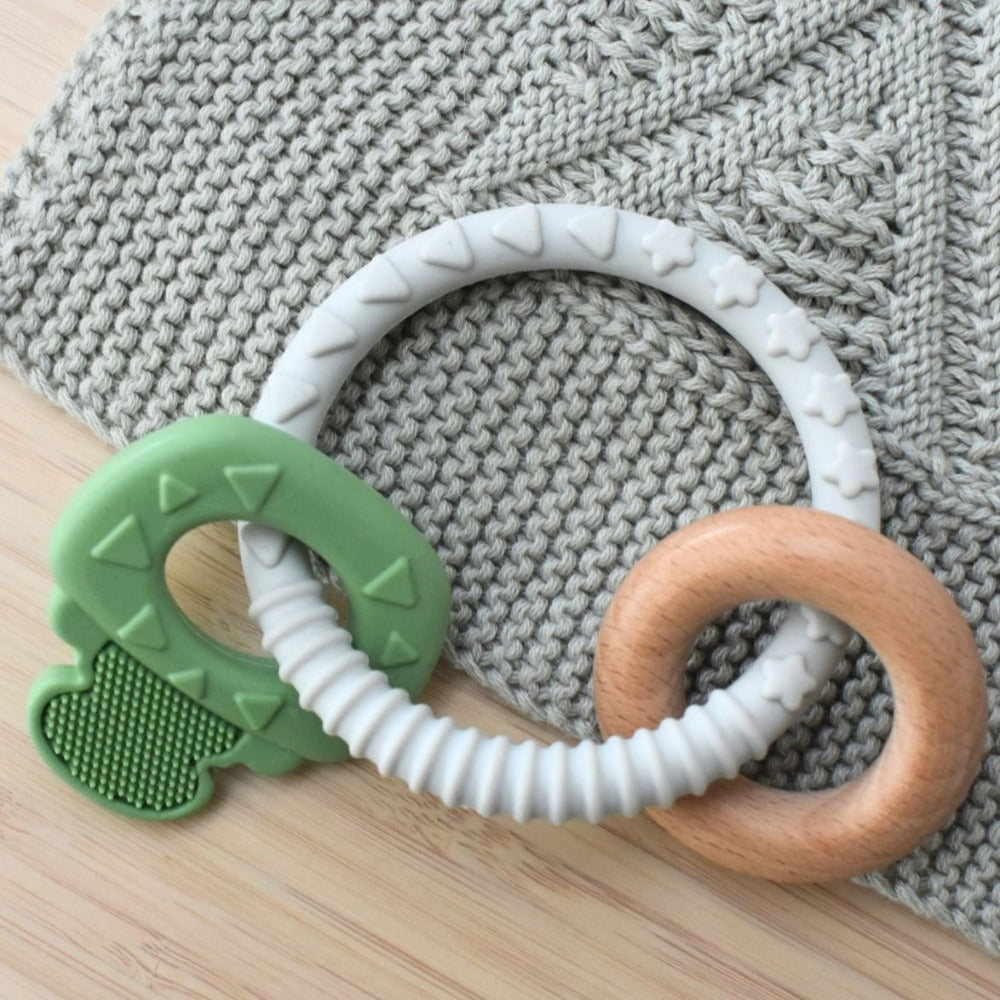 Textured Silicone Splash Teether (Available in 2 Colors)