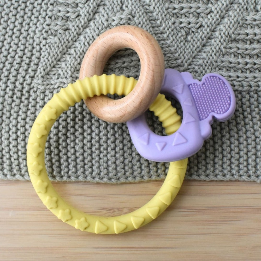 Textured Silicone Splash Teether (Available in 2 Colors)