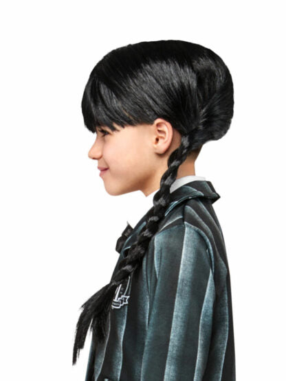 The Addams Family Wednesday Kids Wig Costume Accessory