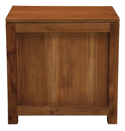 Timber 1-Drawer Lamp Table - Light Brown