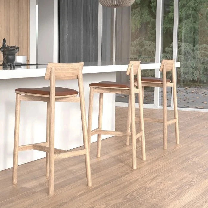 Timber Elegance High Stool 66cms (Available in 4 Colors)