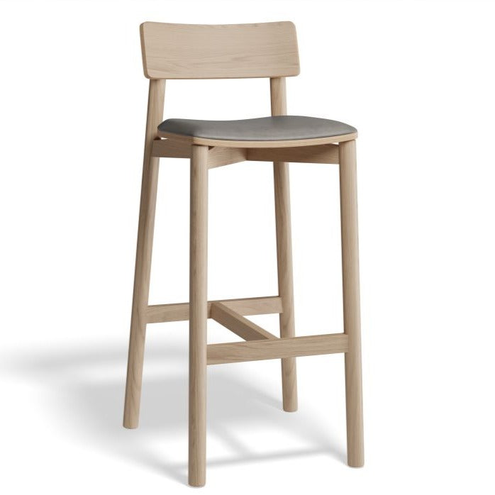 Timber Elegance High Stool 66cms (Available in 4 Colors)