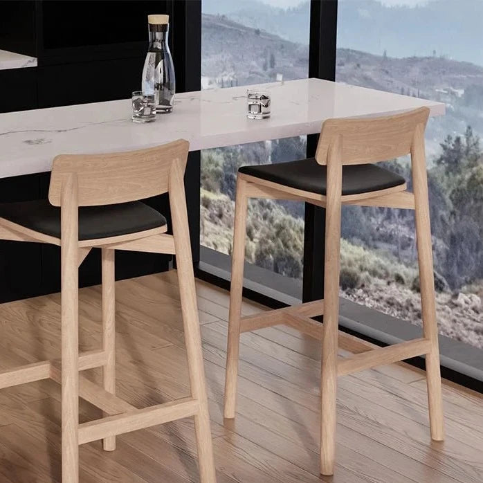 Timber Elegance High Stool 66cms (Available in 4 Colors)