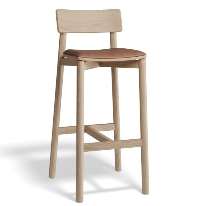 Timber Elegance High Stool 75cms (Available in 4 Colors)