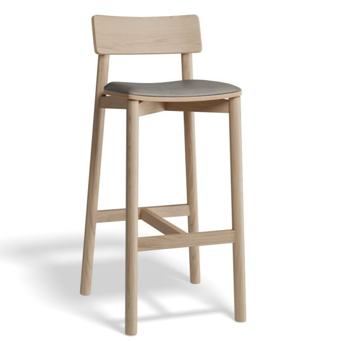 Timber Elegance High Stool 75cms (Available in 4 Colors)