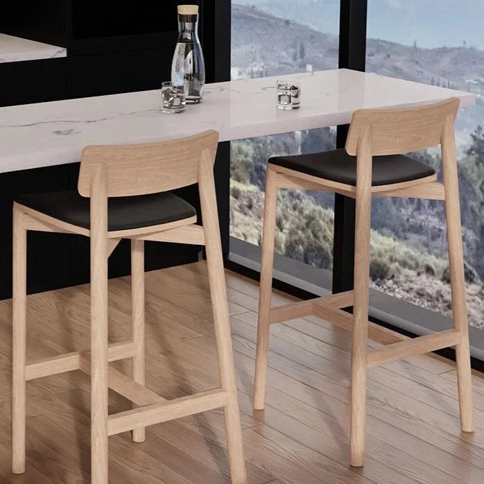 Timber Elegance High Stool 75cms (Available in 4 Colors)