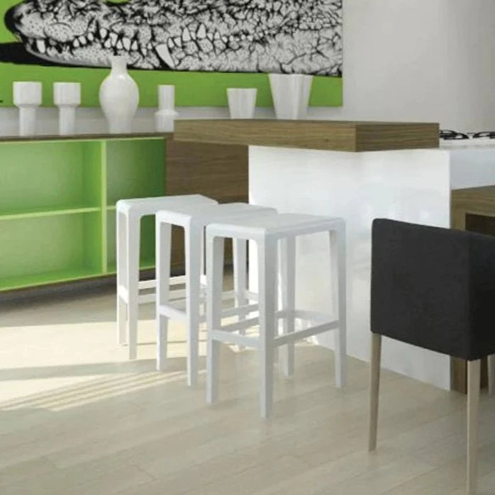 Timber Essence High Stool 65cms (Available in 3 Colors)