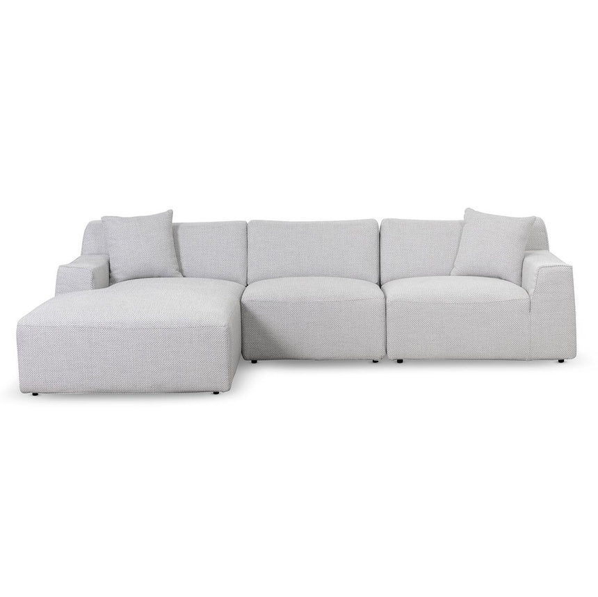 Timeless 3-Seater Left Chaise Sofa - Passive Grey