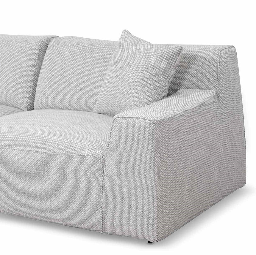 Timeless 3-Seater Left Chaise Sofa - Passive Grey