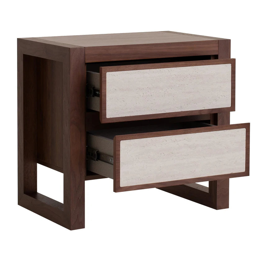 Timeless Beauty Walnut Bedside Table