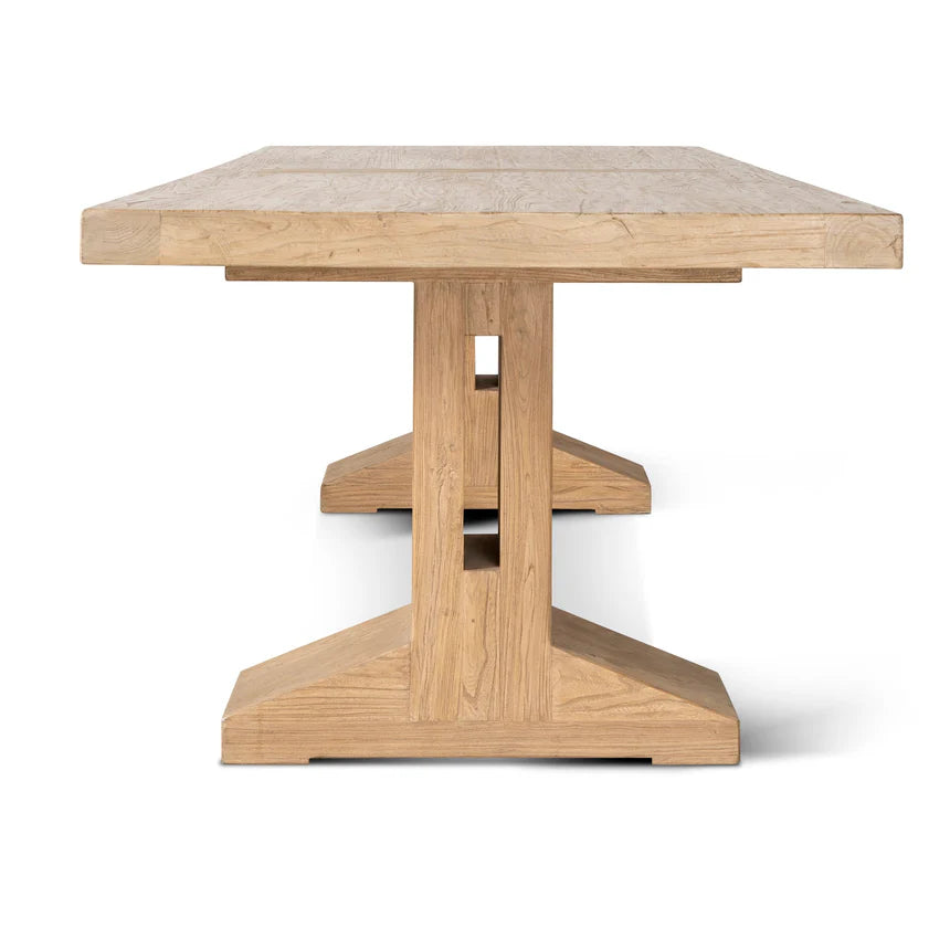 Timeless Craft Natural Elm Dining Table - 30cms