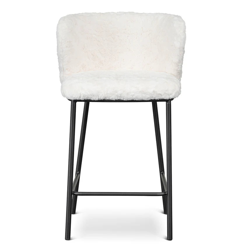 Timeless Fabric Bar Stool Set of 2 - Cloud Fur