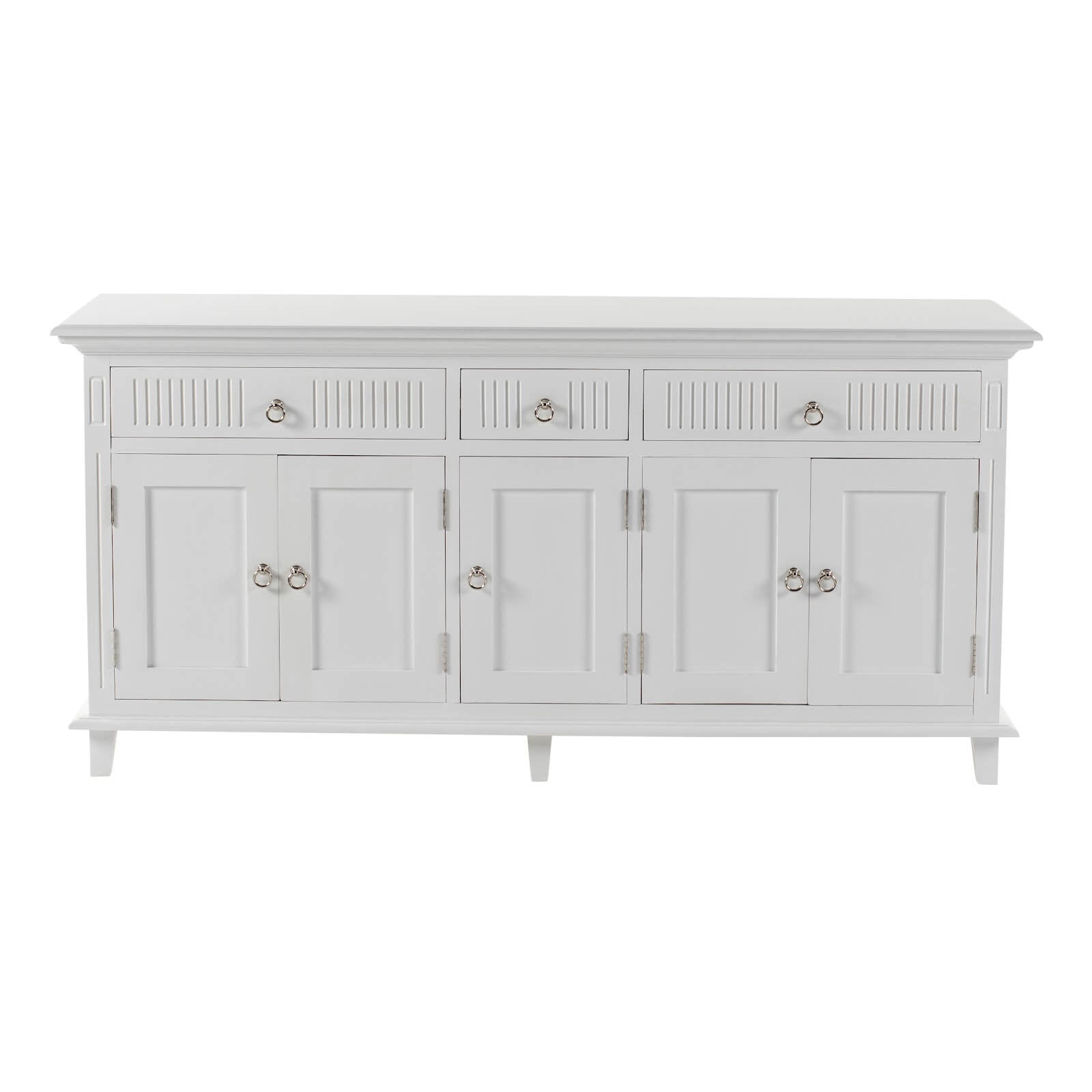 Timeless Hutch Cabinet 3 Drawers 5 Doors 12 Shelves