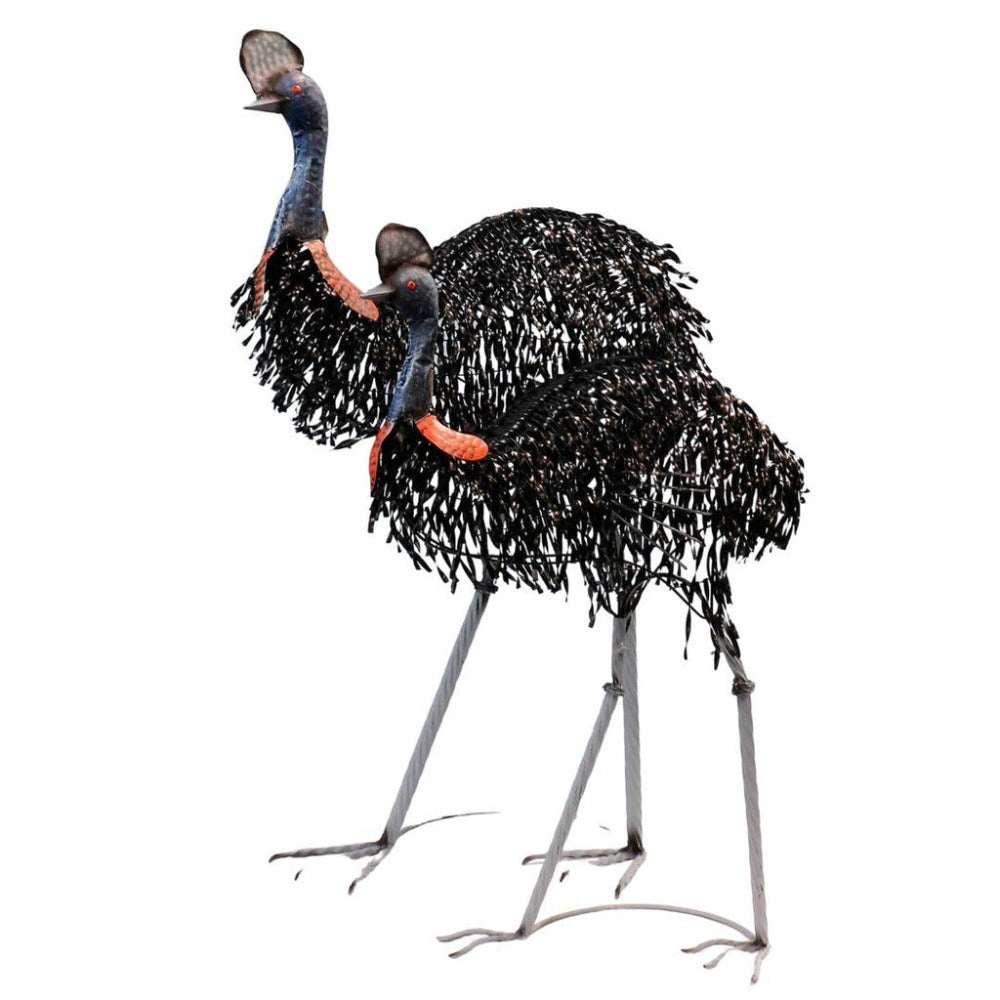 Timeless Metal Cassowary - Set of 2