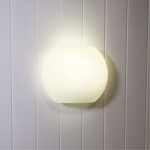 Timeless Opal Matt Wall Light 28cms