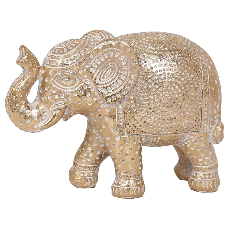 Timeless Ornate Gold Elephant 11cms