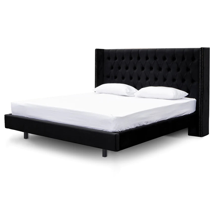 Timeless Sleigh Bed Frame - Black (King)