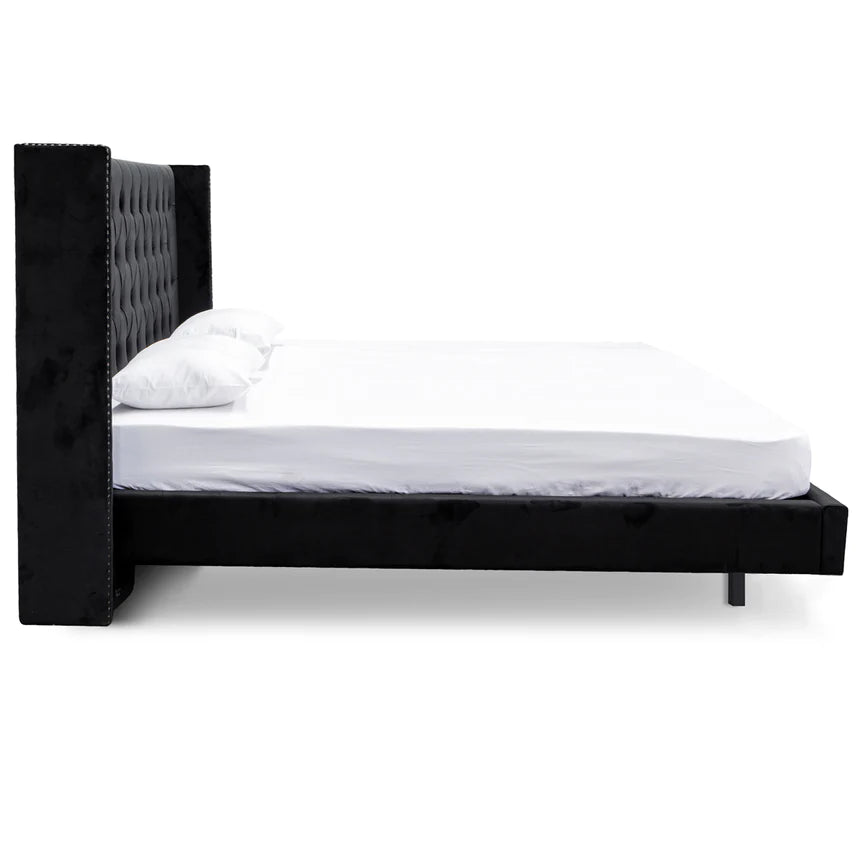 Timeless Sleigh Bed Frame - Black (King)