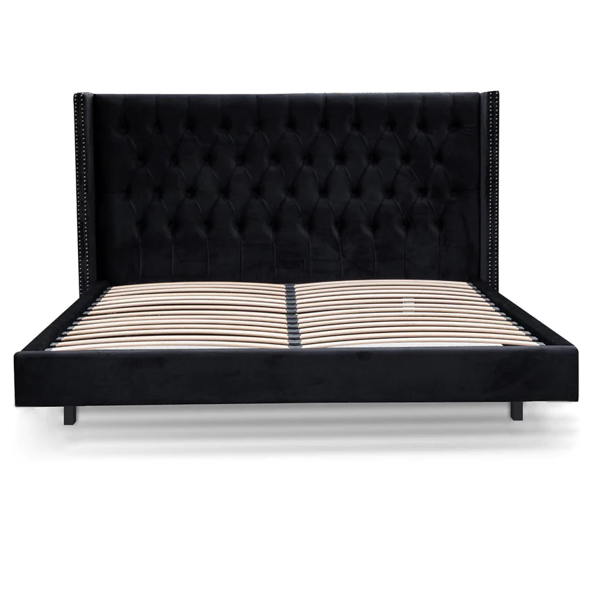 Timeless Sleigh Bed Frame - Black (King)