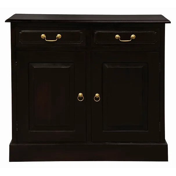 Timeless Style 2 Door 2 Drawer Buffet Table - Dark Brown