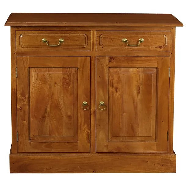 Timeless Style 2 Door 2 Drawer Buffet Table - Light Brown