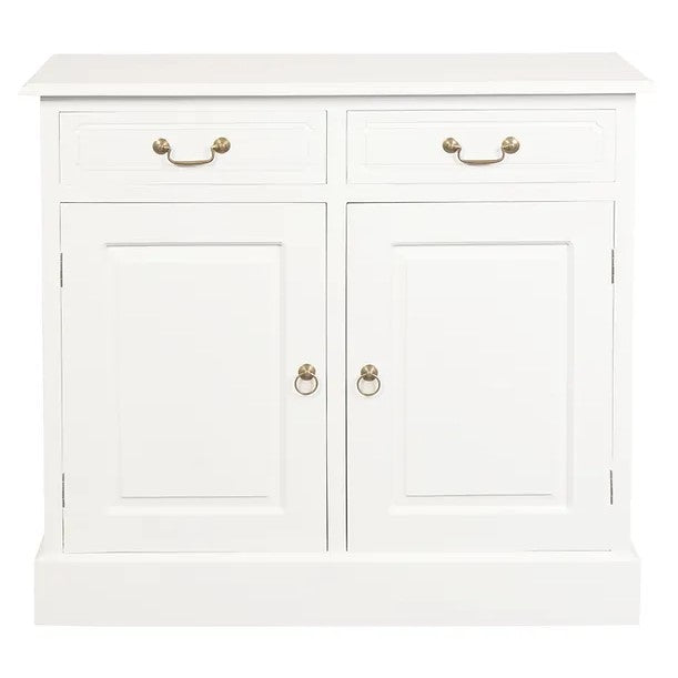 Timeless Style 2 Door 2 Drawer Buffet Table - White