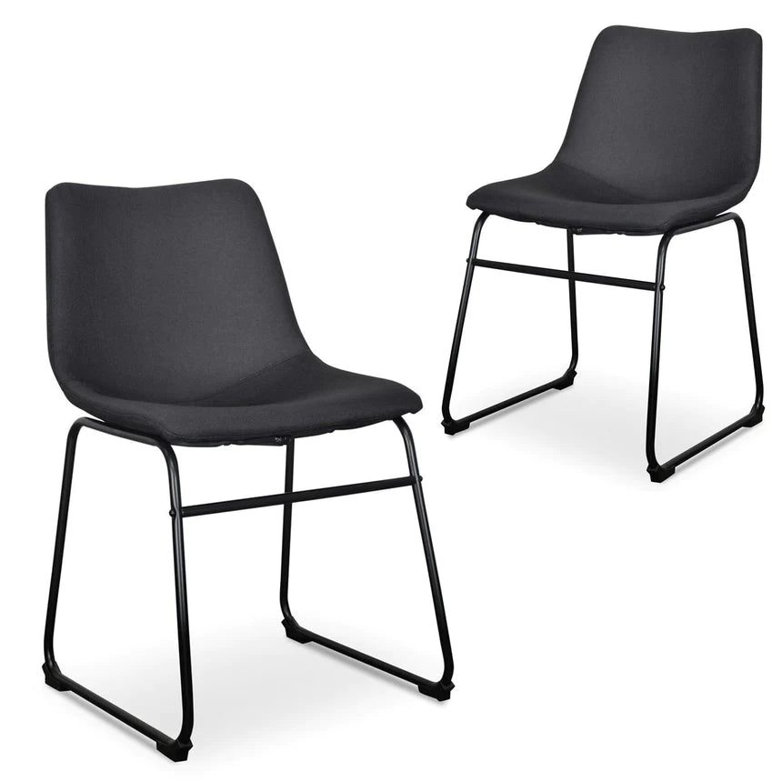 Timeless Timber Dining Chair - Black (Set of 2)