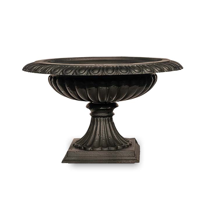 Timeless Urn Victorian Cast Iron - Black