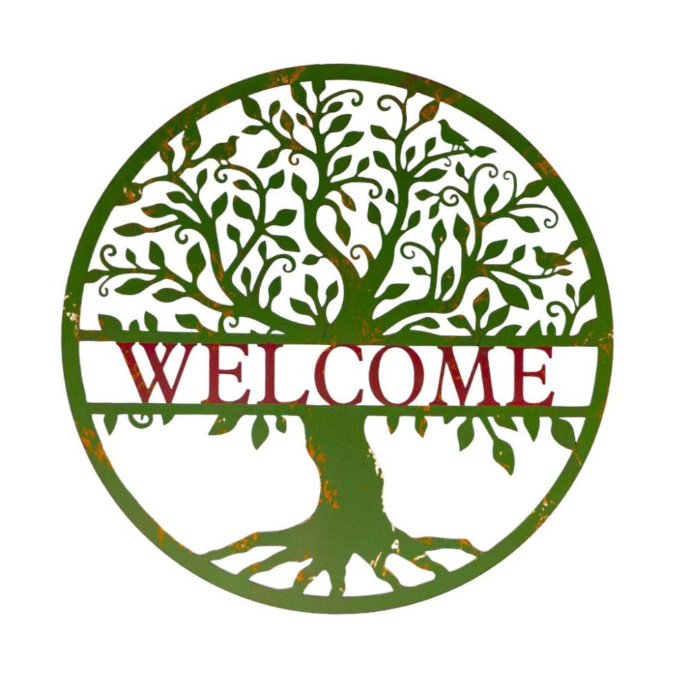 Timeless Welcome Tree Wall Art