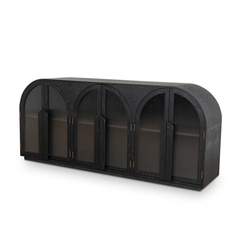 Timeless Wooden Sideboard - Matte Black