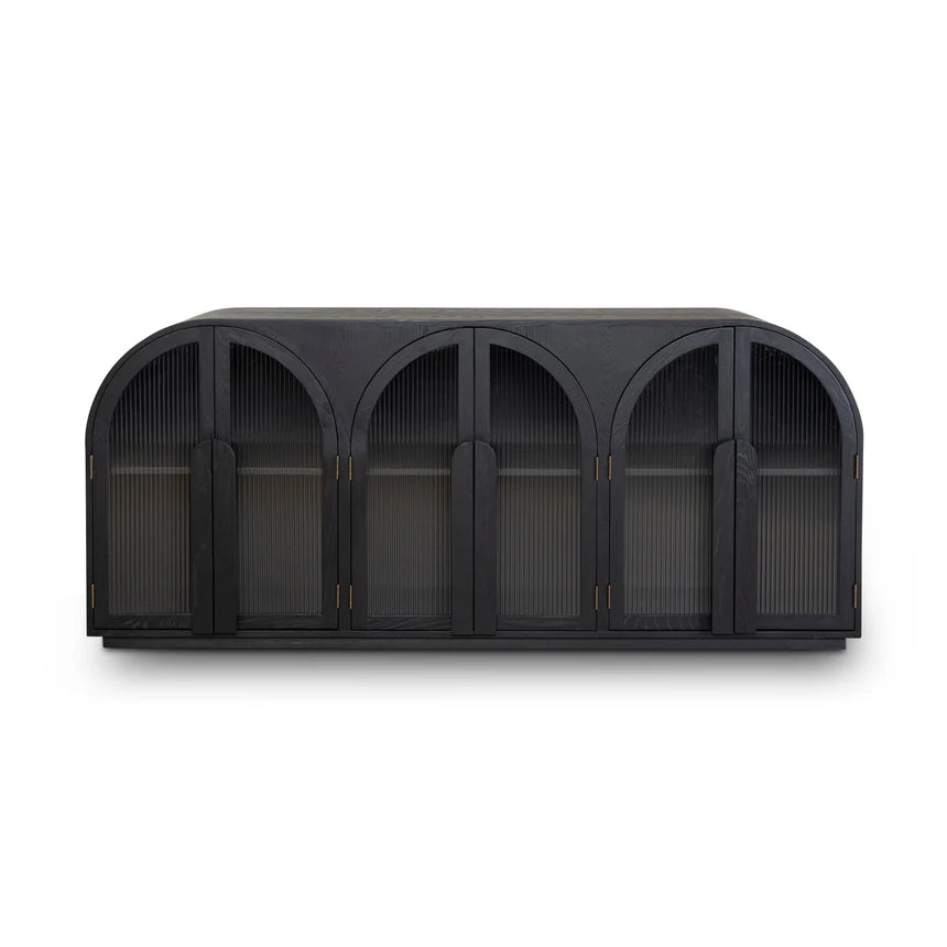 Timeless Wooden Sideboard - Matte Black