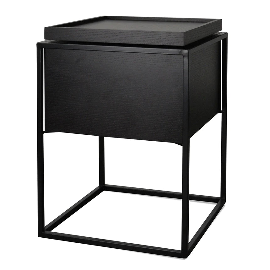 Tiny Timber Side Table 43cms - Black