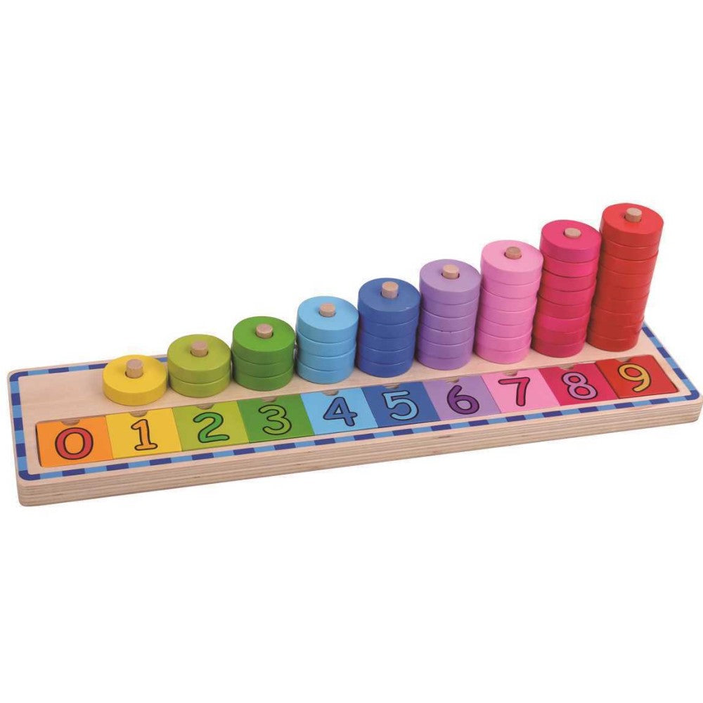 Toddlers Counting & Stacking Board Game